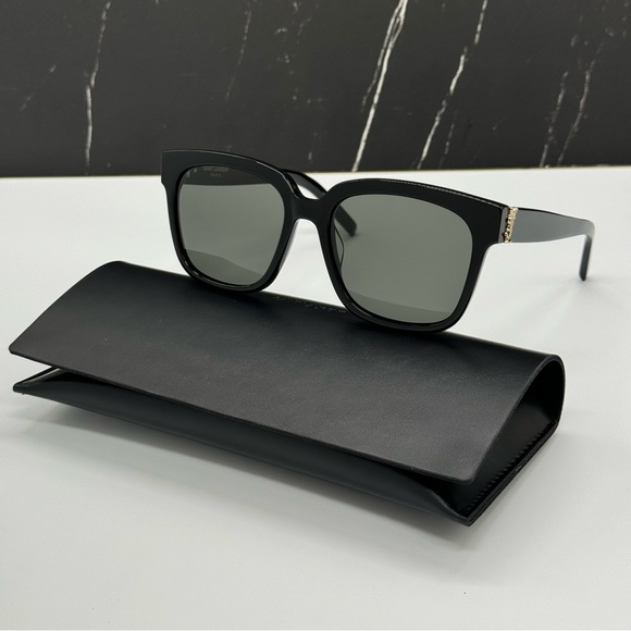 NEW SL M40 003 SAINT LAURENT WOMEN CLASSIC SQUARE SUNGLASSES SLM40 - Picture 3 of 12